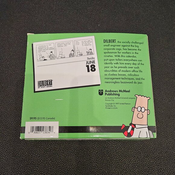BRAND NEW DILBERT BIG THINGS ARE COMING MY WAY SOON 1998 CALENDAR BY SCOTT ADAMS - Picture 4 of 14